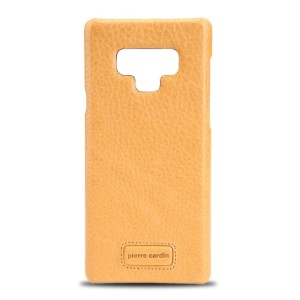 Skórzane Etui Plecki Pierre Cardin Samsung Galaxy Note 9 żółte