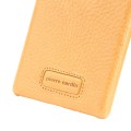 Skórzane Etui Plecki Pierre Cardin Samsung Galaxy Note 9 żółte
