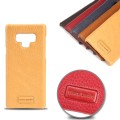 Skórzane Etui Plecki Pierre Cardin Samsung Galaxy Note 9 żółte