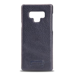 Skórzane Etui Plecki Pierre Cardin Samsung Galaxy Note 9 granatowe