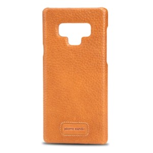 Skórzane Etui Plecki Pierre Cardin Samsung Galaxy Note 9 brązowe jasne