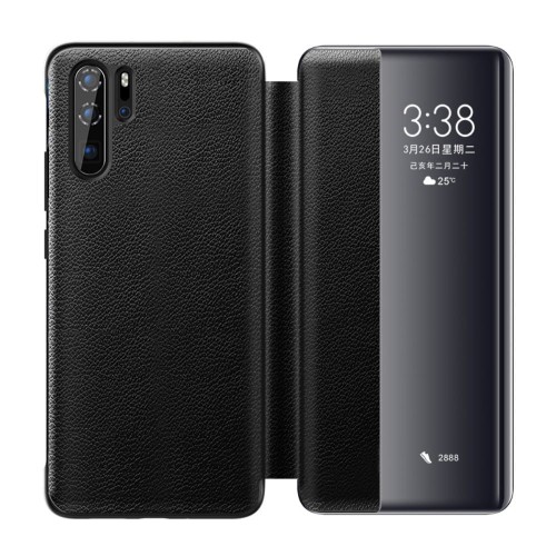 Skórzany Pokrowiec Smart Cover XOOMZ do Huawei P30 Pro czarny