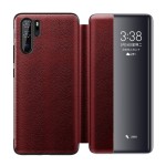 Skórzany Pokrowiec Smart Cover XOOMZ do Huawei P30 Pro bordowy