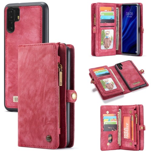 Pokrowiec Portfel CASEME do Huawei P30 Pro czerwony