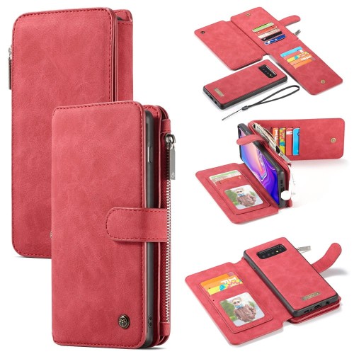 Pokrowiec Portfel CASEME do Samsung Galaxy S10 czerwony