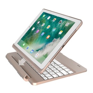 Wyjmowana Podświetlana Klawiatura do iPad Pro 9.7 / iPad Air 2 złota
