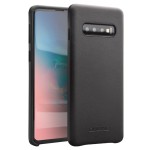 Skórzane Etui Plecki QIALINO do Samsung Galaxy S10 czarne