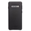 Skórzane Etui Plecki QIALINO do Samsung Galaxy S10 czarne