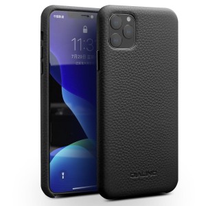 Skórzane Etui Plecki QIALINO iPhone 11 Pro czarne