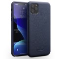 Skórzane Etui Plecki Obudowa QIALINO iPhone 11 Pro granatowe