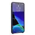 Skórzane Etui Plecki Obudowa QIALINO iPhone 11 Pro granatowe