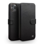 Skórzane Etui Pokrowiec QIALINO do iPhone 11 Pro czarne