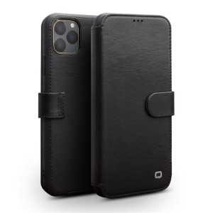 Skórzane Etui Pokrowiec QIALINO do iPhone 11 Pro czarne