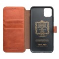 Skórzane Etui Pokrowiec QIALINO do iPhone 11 Pro brązowy