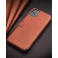 Skórzane Etui Pokrowiec QIALINO do iPhone 11 Pro brązowy