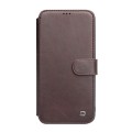 Skórzane Etui Pokrowiec QIALINO do iPhone 11 Pro czekoladowy