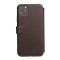 Skórzane Etui Pokrowiec QIALINO do iPhone 11 Pro czekoladowy