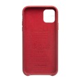 Skórzane Etui Plecki Obudowa QIALINO iPhone 11 Pro czerwone