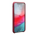 Skórzane Etui Plecki Obudowa QIALINO iPhone 11 Pro czerwone