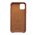 Skórzane Etui Plecki Obudowa QIALINO iPhone 11 Pro brązowe