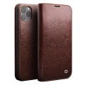 Eleganckie Skórzane Etui Pokrowiec QIALINO do iPhone 11 Pro brązowe