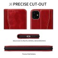Skórzane Etui Pokrowiec Pierre Shann do iPhone 11 Pro czerwony