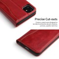 Skórzane Etui Pokrowiec Pierre Shann do iPhone 11 Pro czerwony