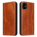Skórzane Etui Pokrowiec Fierre Shann do iPhone 11 Pro brązowy