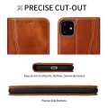 Skórzane Etui Pokrowiec Fierre Shann do iPhone 11 Pro brązowy