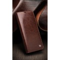 Skórzane Etui Pokrowiec QIALINO do iPhone 11 Pro Max brązowe