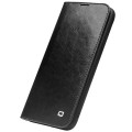 Skórzane Etui Pokrowiec QIALINO do iPhone 11 Pro Max czarny