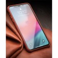 Skórzane Etui Plecki Obudowa QIALINO iPhone 11 Pro Max brązowe