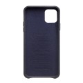 Skórzane Etui Plecki Obudowa QIALINO iPhone 11 Pro Max granatowe