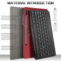 Etui Klawiatura do Samsung Galaxy Tab S6 T860 T865 czerwona