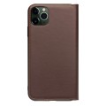 Matowe Skórzane Etui Pokrowiec QIALINO do iPhone 11 Pro brązowe