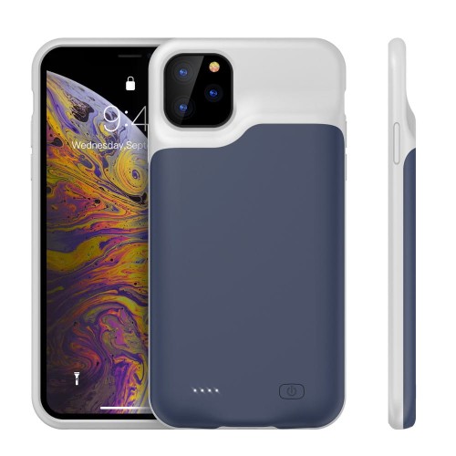 Plecki Etui z Wbudowaną Baterią 6500mAh granatowe