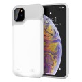 Plecki Etui z Wbudowaną Baterią 6500mAh do iPhone 11 Pro Max białe