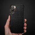 Skórzane Etui Plecki XOOMZ do Huawei P30 Pro czarne