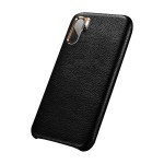 Skórzane Etui Plecki XOOMZ do Huawei P30 Pro czarne