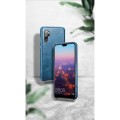 Skórzane Etui Plecki XOOMZ do Huawei P30 Pro niebieskie