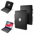 Obrotowa Podświetlana Klawiatura Bluetooth do iPad Pro 12.9 2018 czarna