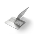 Obrotowa Podświetlana Klawiatura Bluetooth do iPad Pro 12.9 2018 srebrna