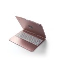 Obrotowa Podświetlana Klawiatura Bluetooth do iPad Pro 12.9 2018 złoty róż