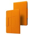 Podświetlana Klawiatura Etui do iPad 7 10.2 2019 pomarańczowa