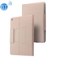 Podświetlana Klawiatura Etui do iPad 7 10.2 2019 złoty róż