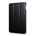 Skórzane Etui ICARER Vintage iPad Mini 5 2019 czarne
