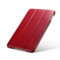 Skórzane Etui ICARER Vintage iPad Mini 5 2019 czerwone