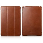 Skórzane Etui ICARER Vintage iPad Mini 5 2019 brązowe