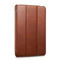 Skórzane Etui ICARER Vintage iPad Mini 5 2019 brązowe
