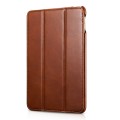 Skórzane Etui ICARER Vintage iPad Mini 5 2019 brązowe